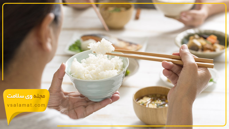 برنج سفید خطر ابتلا به دیابت نوع ۲ را افزایش می دهد.