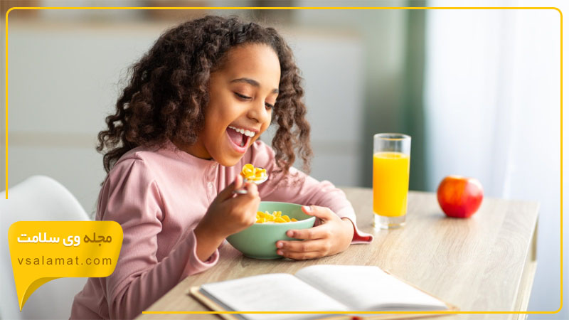 خوردن صبحانه توجه، تمرکز و یادگیری را افزایش می دهد.