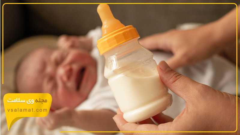 شیر خشک ممکن است برای برخی از نوزادان به راحتی قابل هضم نباشد.